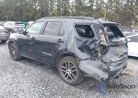 2017 Ford Explorer Sport из США, поврежденный, VIN 1FM5K8GT4HGB07727